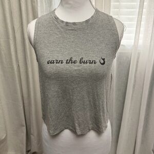 Emily Hsu Designs Gray Tank Hotworks Size S